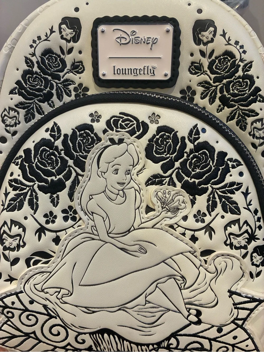 New Loungefly Disney Floral Alice Mini Backpack